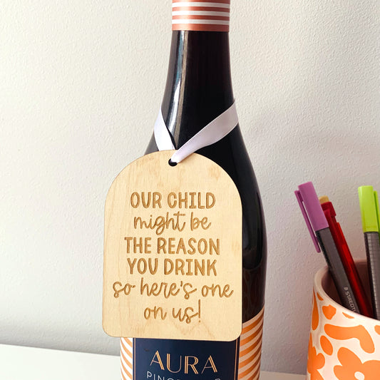 Reason You Drink Teachers Gift Tag