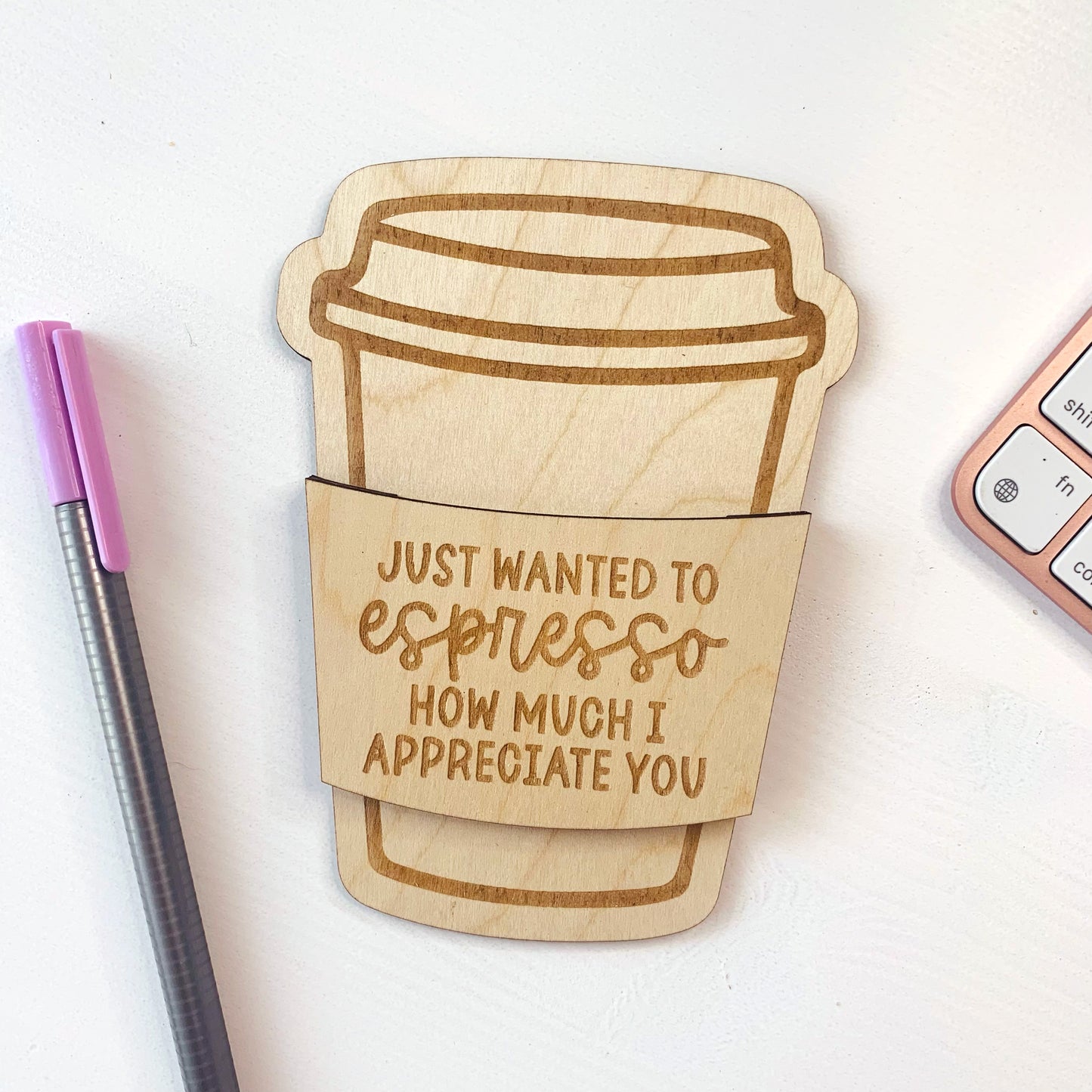 Coffee Teacher Gift Card Holder