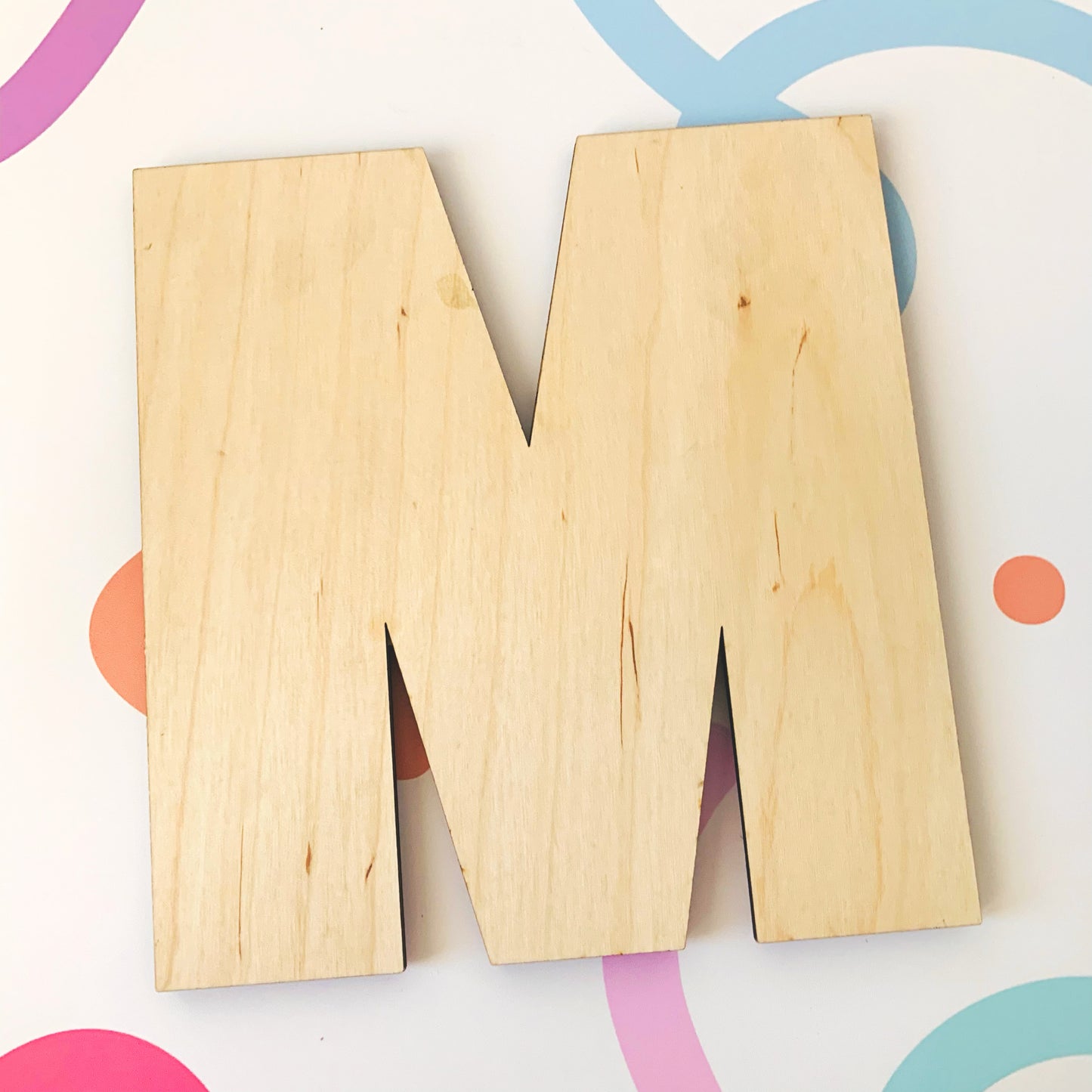 Floral Themed Layered Letter with Name