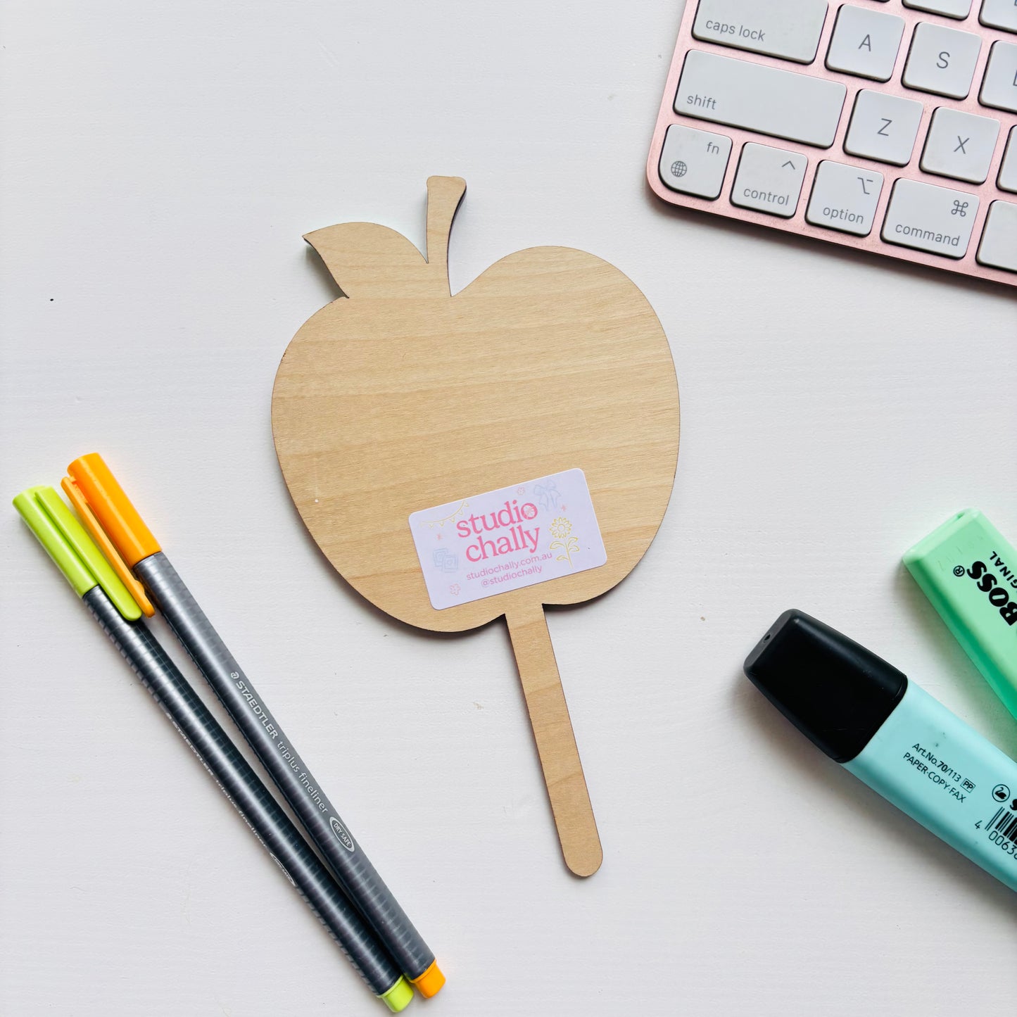 Thank You Teacher Apple Plant Stake