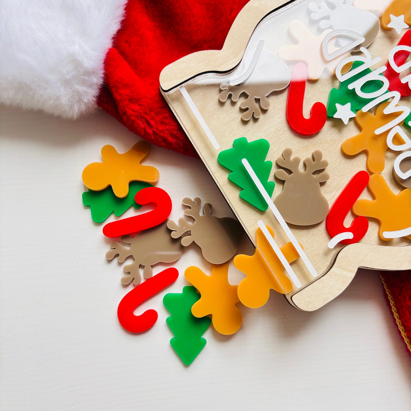 Christmas Acrylic Reward Jar Tokens