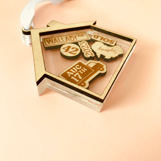 Personalised First Christmas in our New Home Rattle Ornament