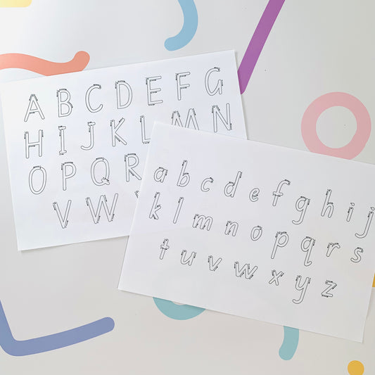 Personalised Name Trace and Wipe Board