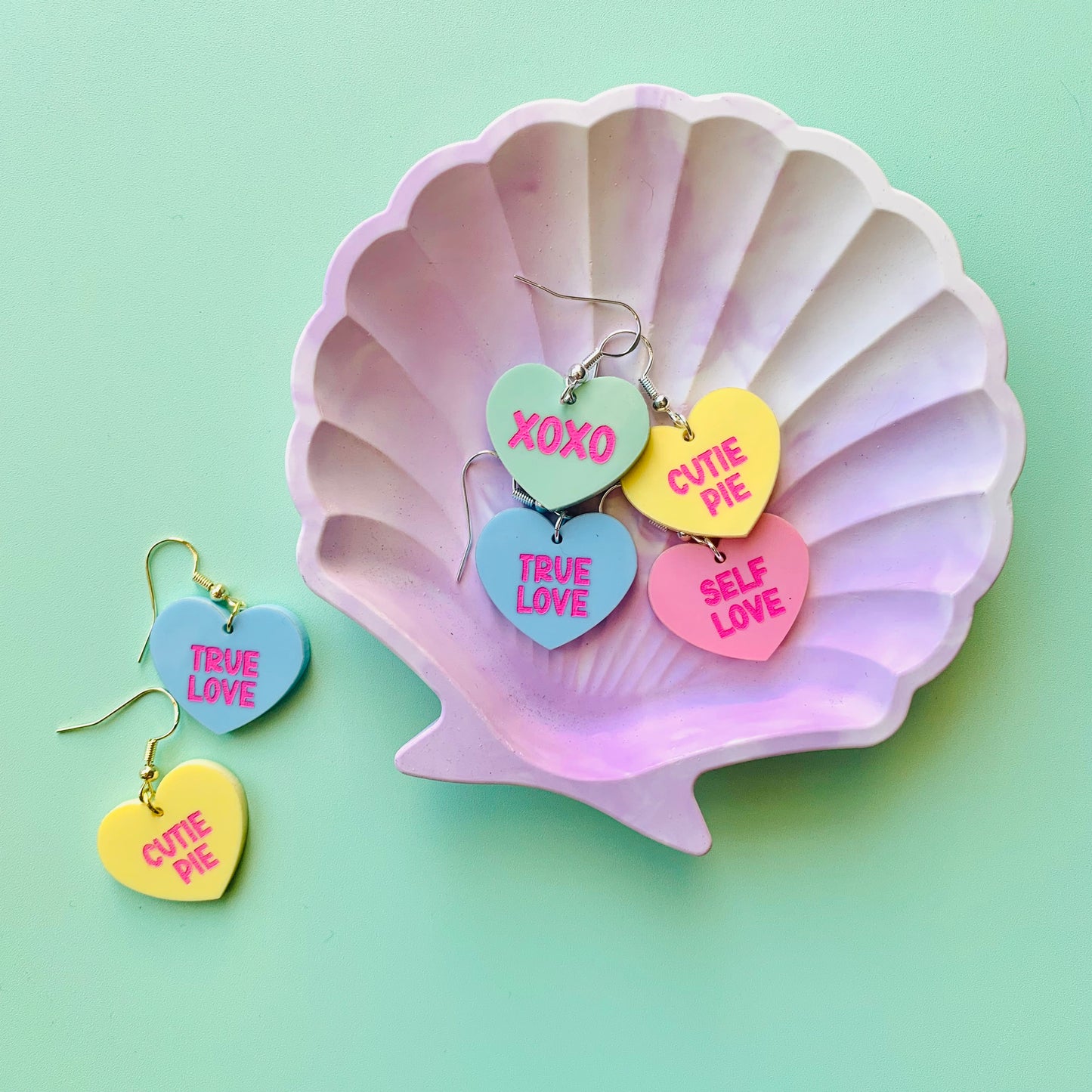 Candy Hearts Earrings