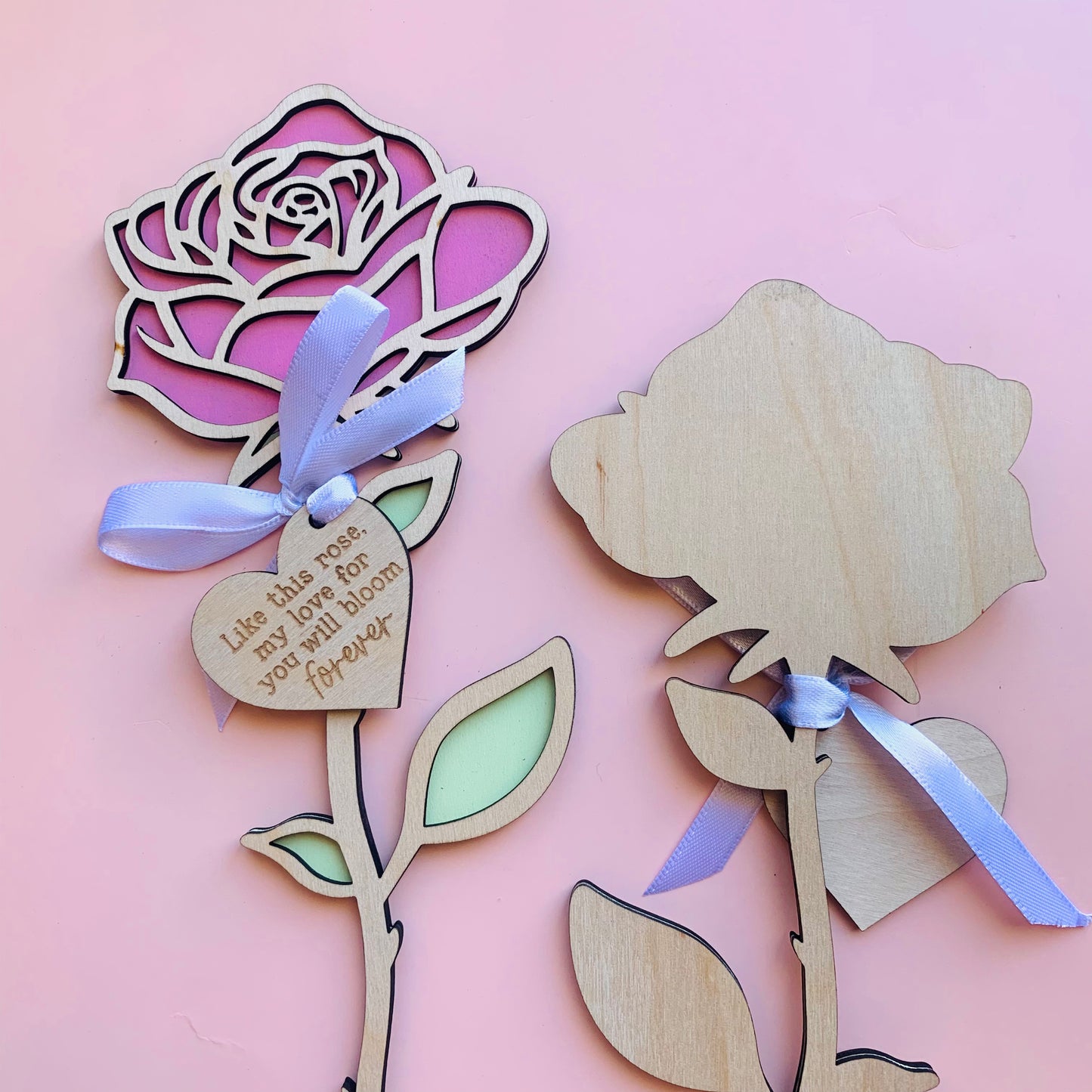 Wooden Forever Rose