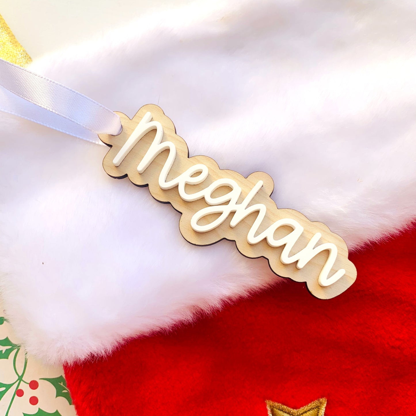 Personalised Acrylic Stocking Tags