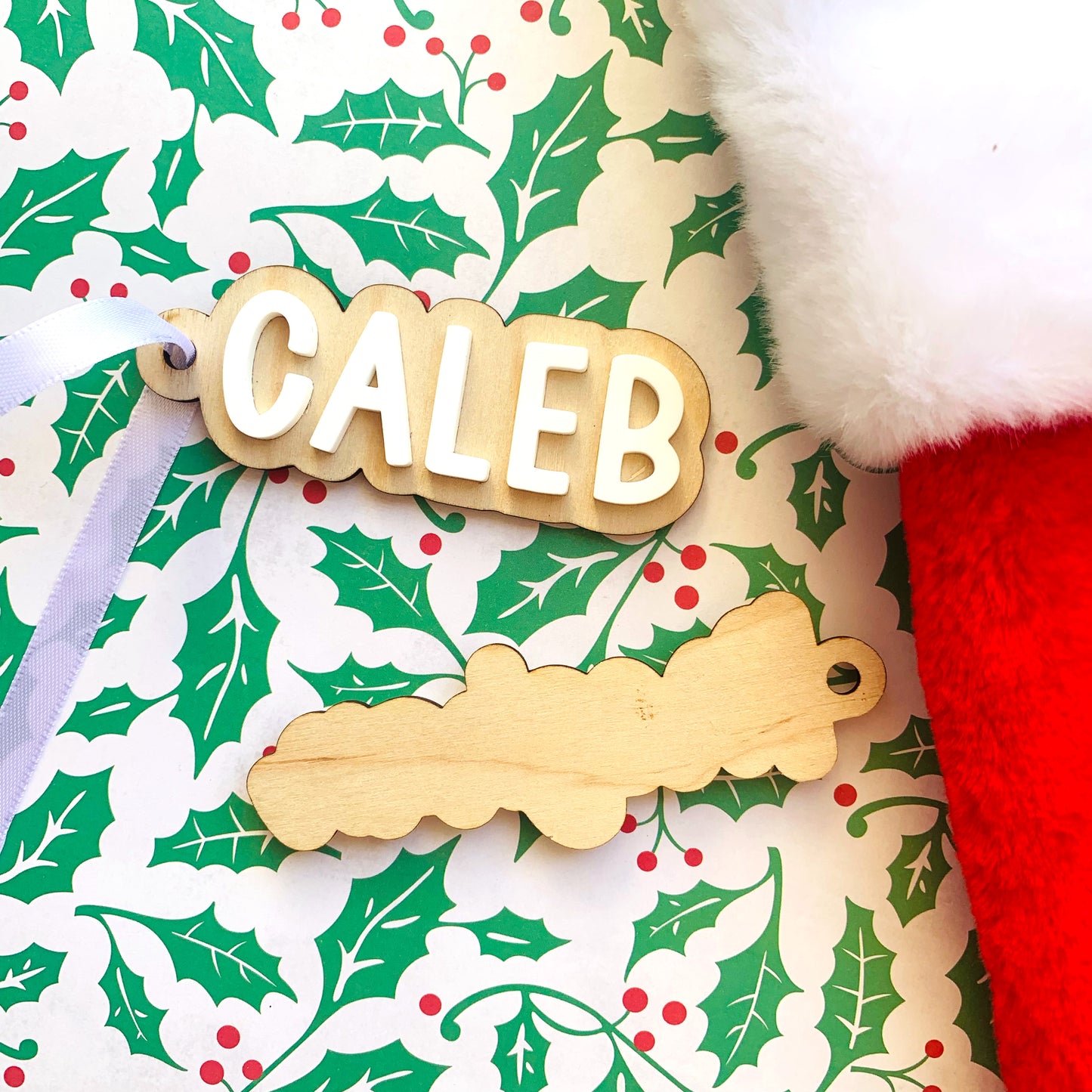 Personalised Acrylic Stocking Tags