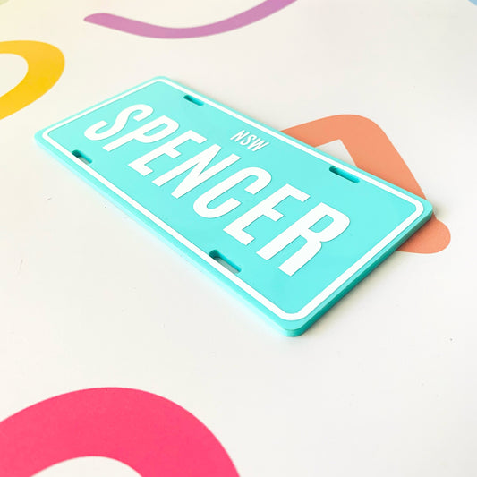 Large Personalised Number Plate