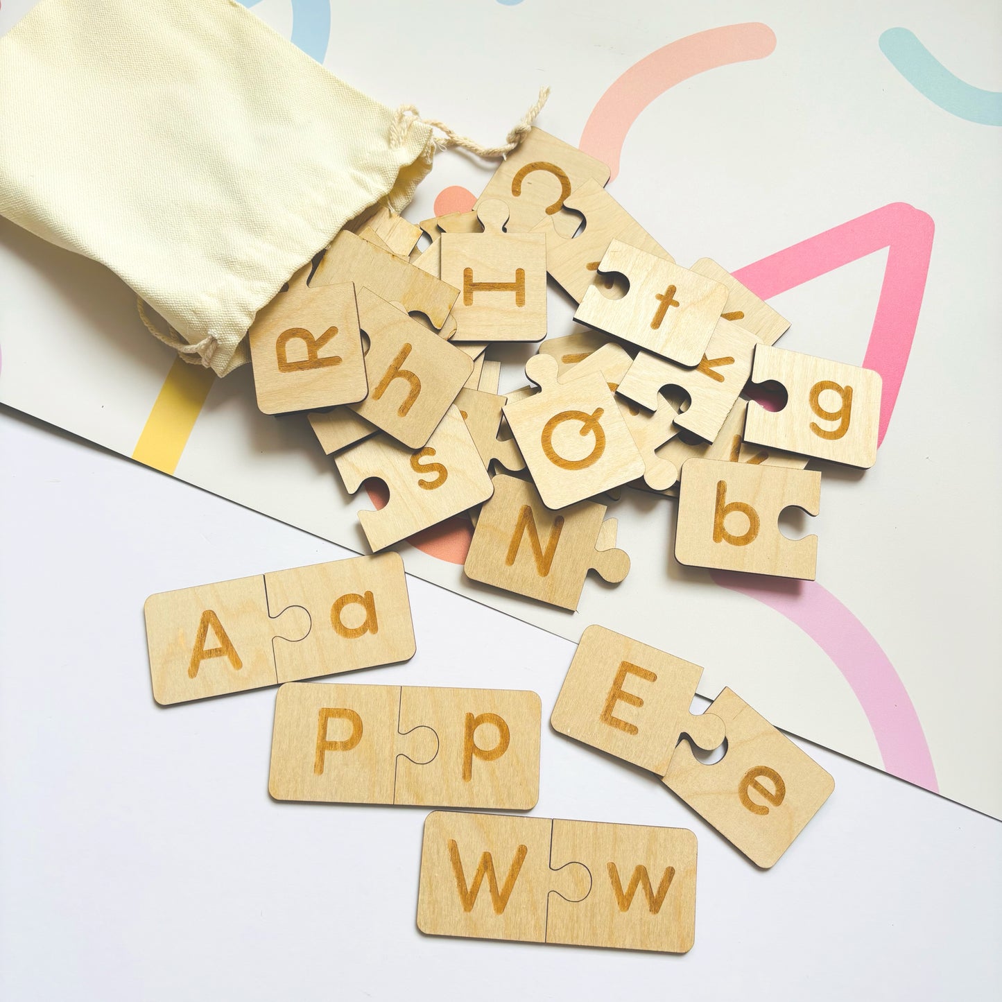 Alphabet Match Puzzle - Upper & Lowercase
