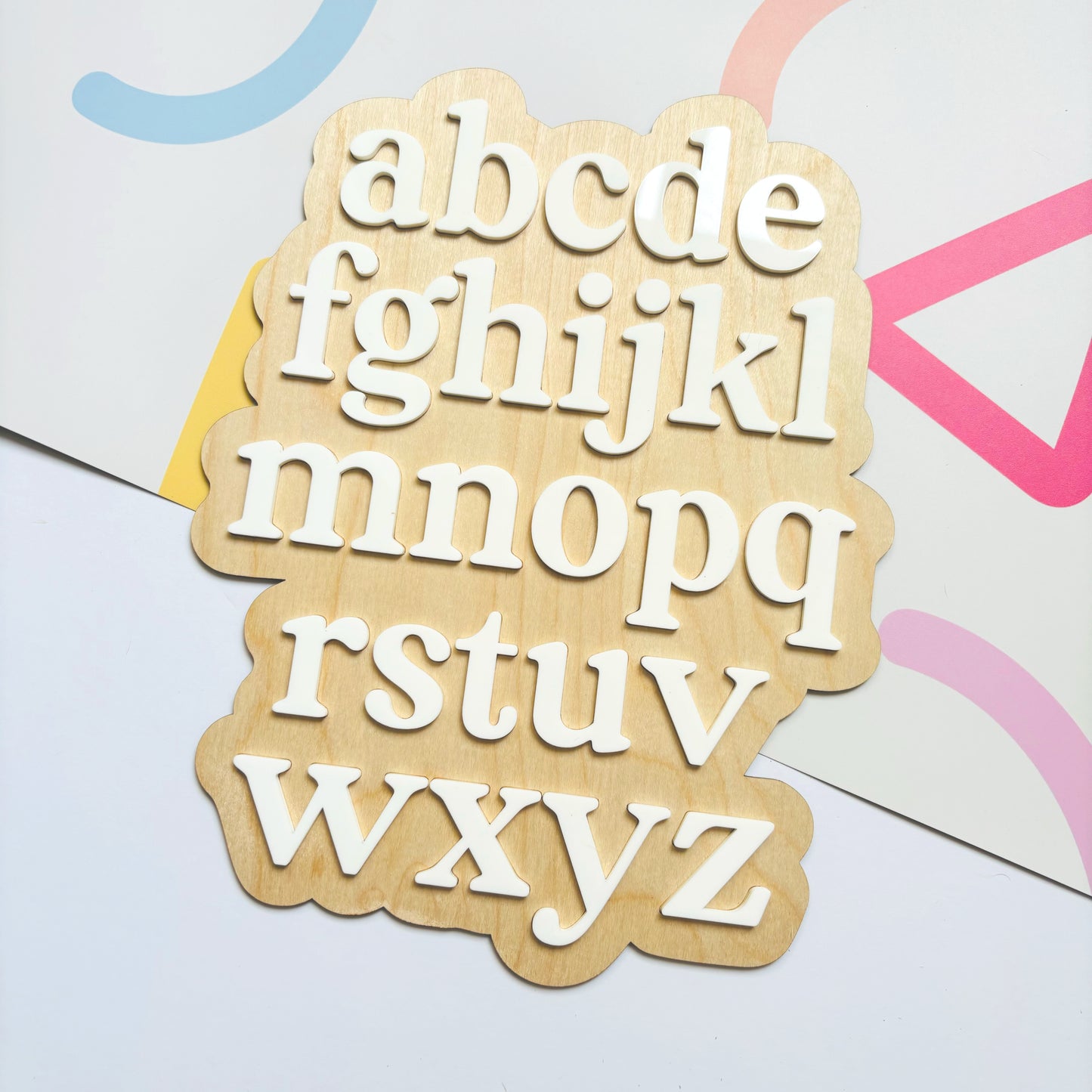 Alphabet Wall Plaque
