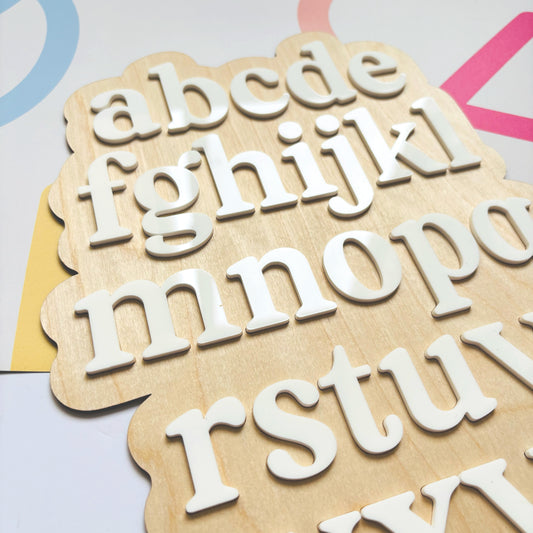 Alphabet Wall Plaque