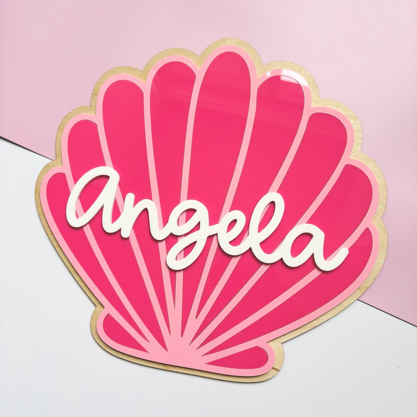Personalised Seashell Name Plaque