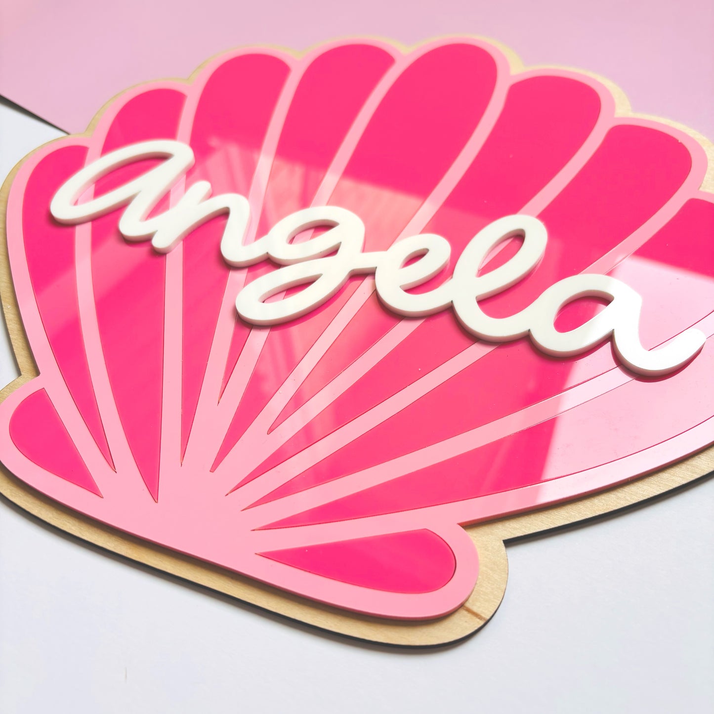 Personalised Seashell Name Plaque