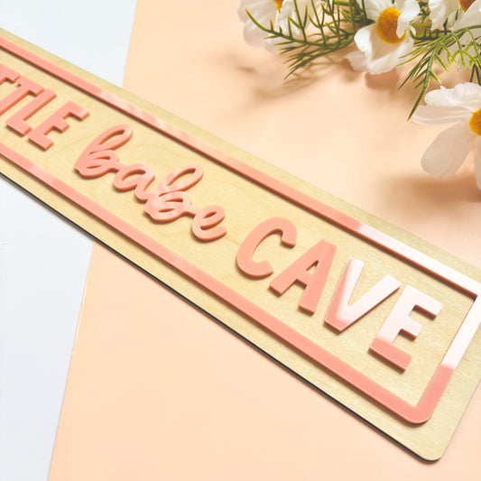 Little Babe Cave Wall Plaque