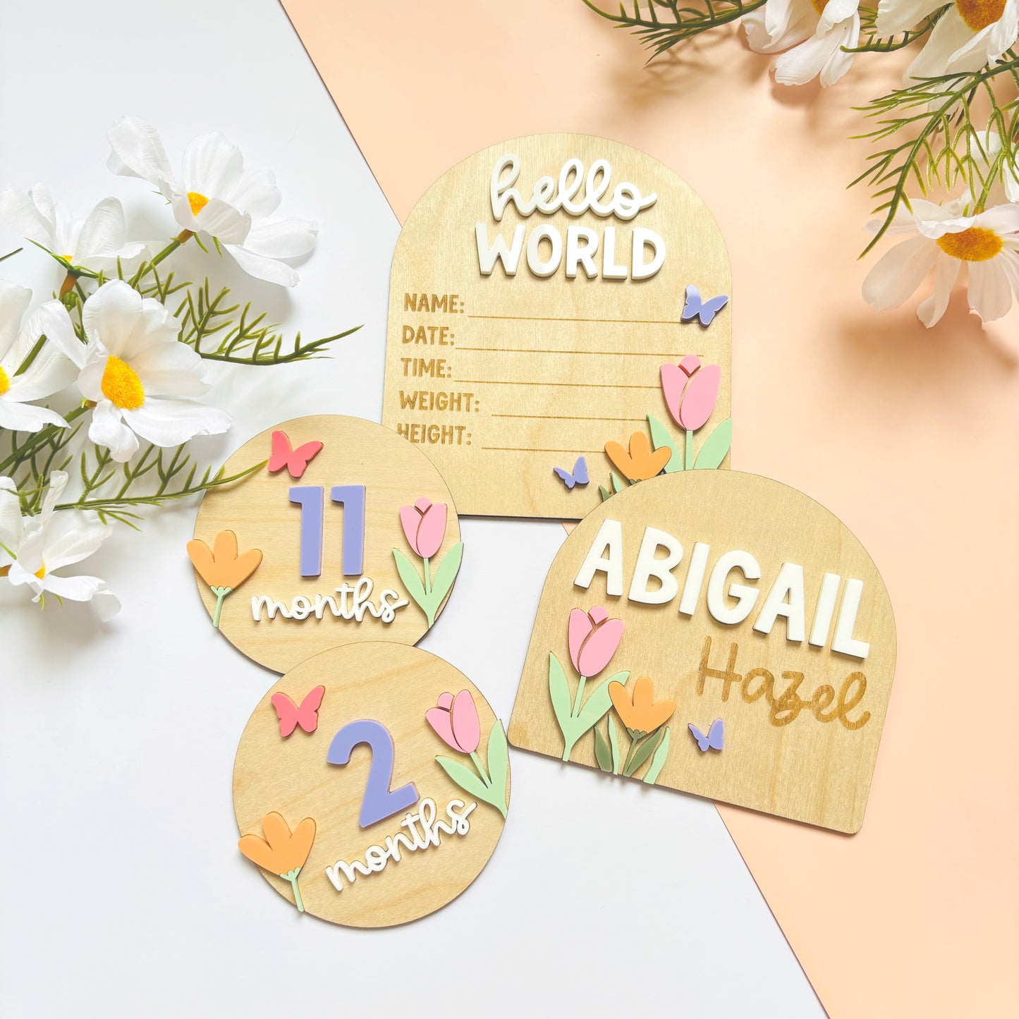 In Bloom 15-Piece Milestone Disc Set