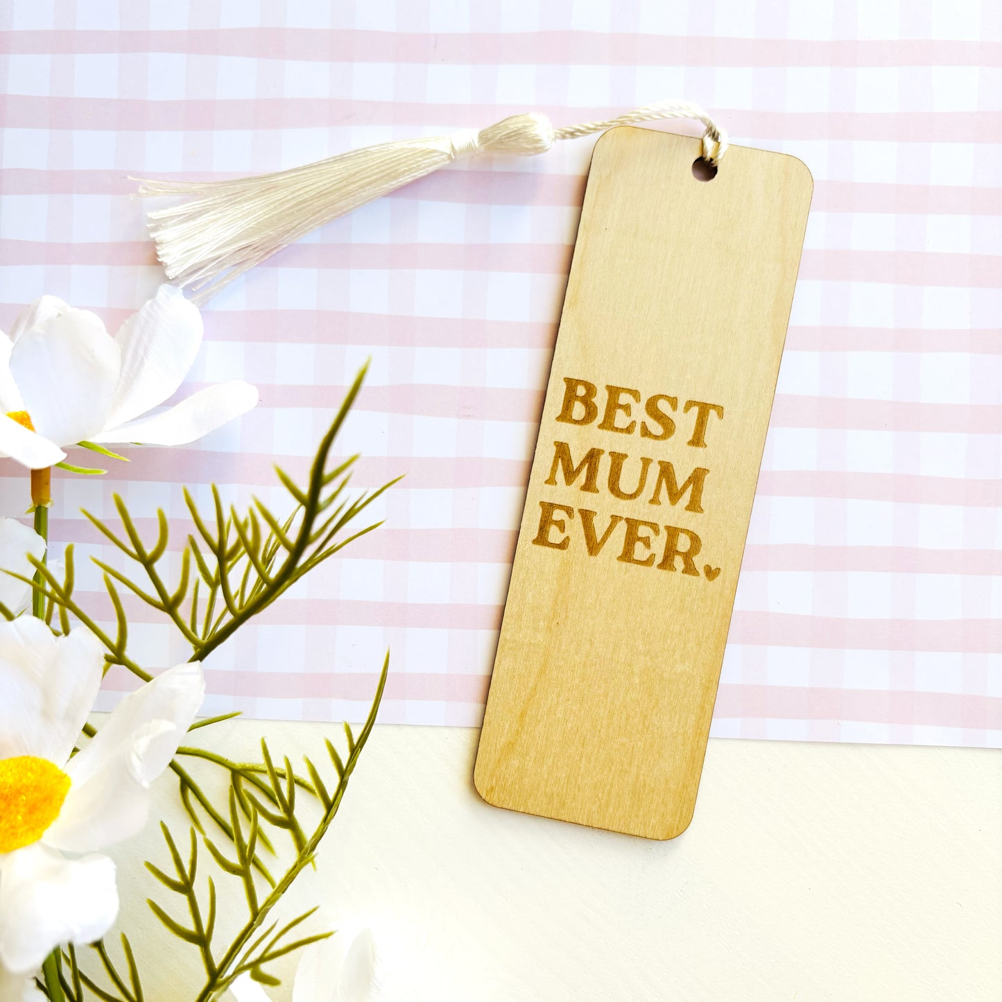 Best Mum Ever Engraved Bookmark