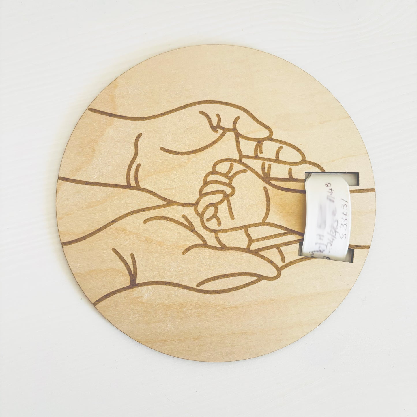 Hospital Bracelet Keepsake Birth Plaque