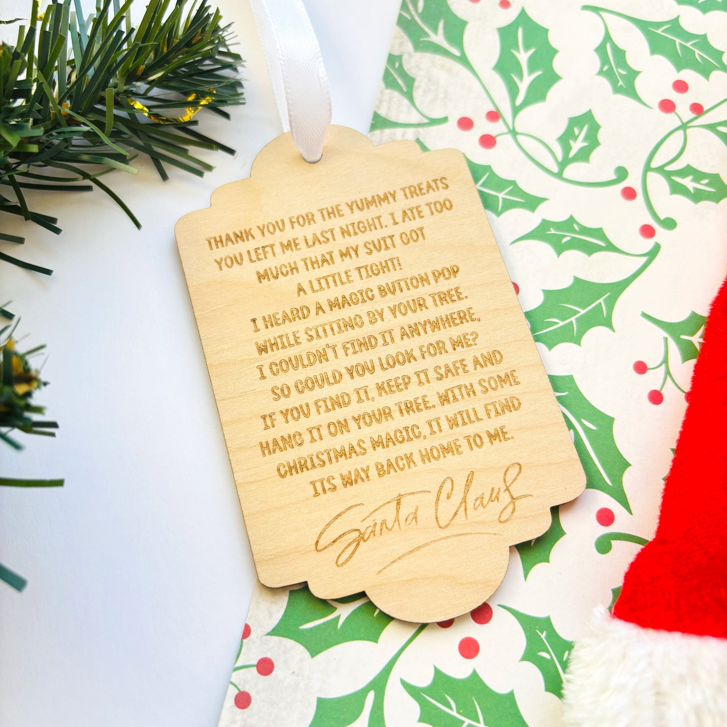 Santa's Lost Button Christmas Morning Activity