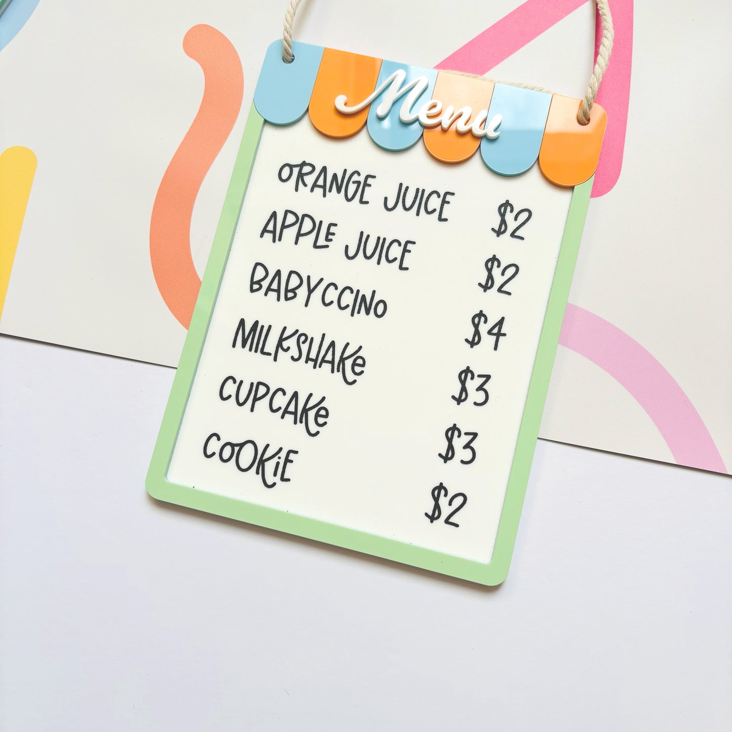 Local Cafe Personalised Play Sign Set