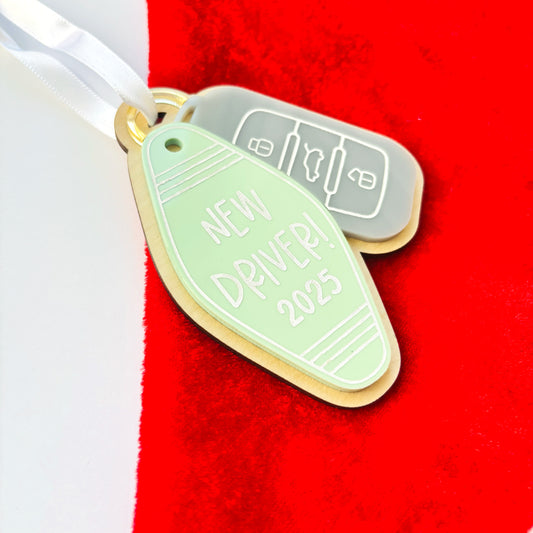 New Driver Car Key Christmas Ornament