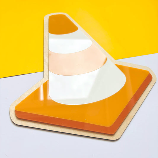 Traffic Cone Wall Plaque