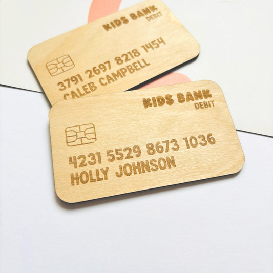 Personalised Play Credit Card
