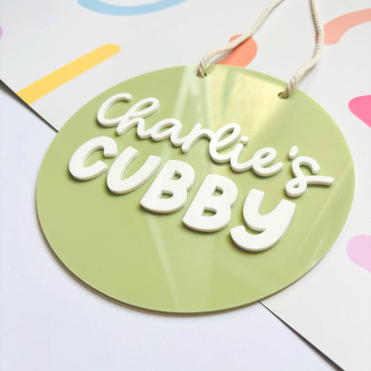 Personalised Cubby House Sign