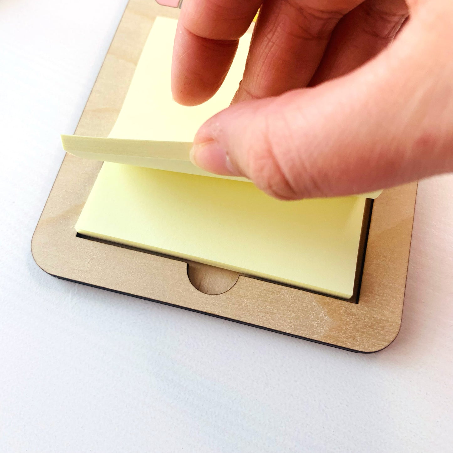 Personalised Pencil Post-It Note Holder