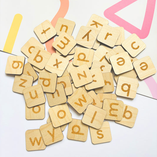 CVC Word Builder - Board & Letter Tiles