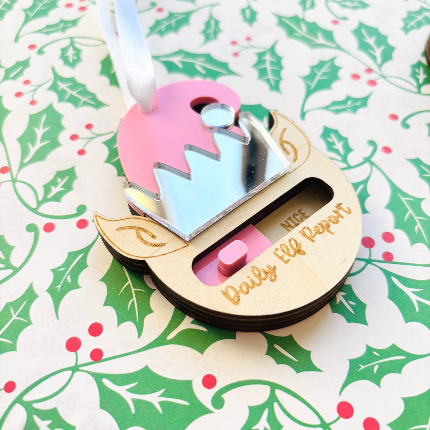 Daily Elf Report Christmas Ornament