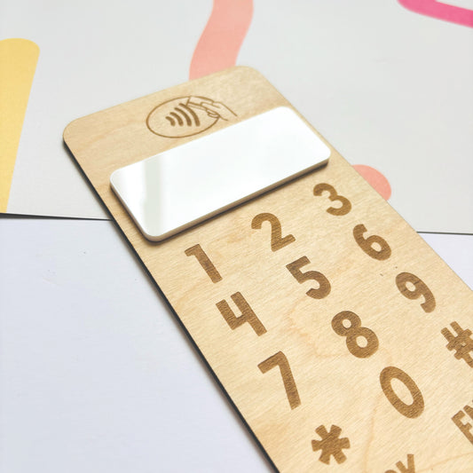 Wooden Eftpos Machine