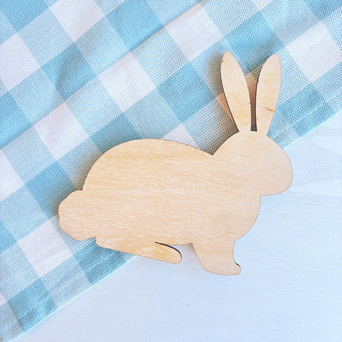 Rabbit Shaped My First Easter Plaque