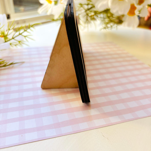 Personalised Free-Standing Floral Photo Frame