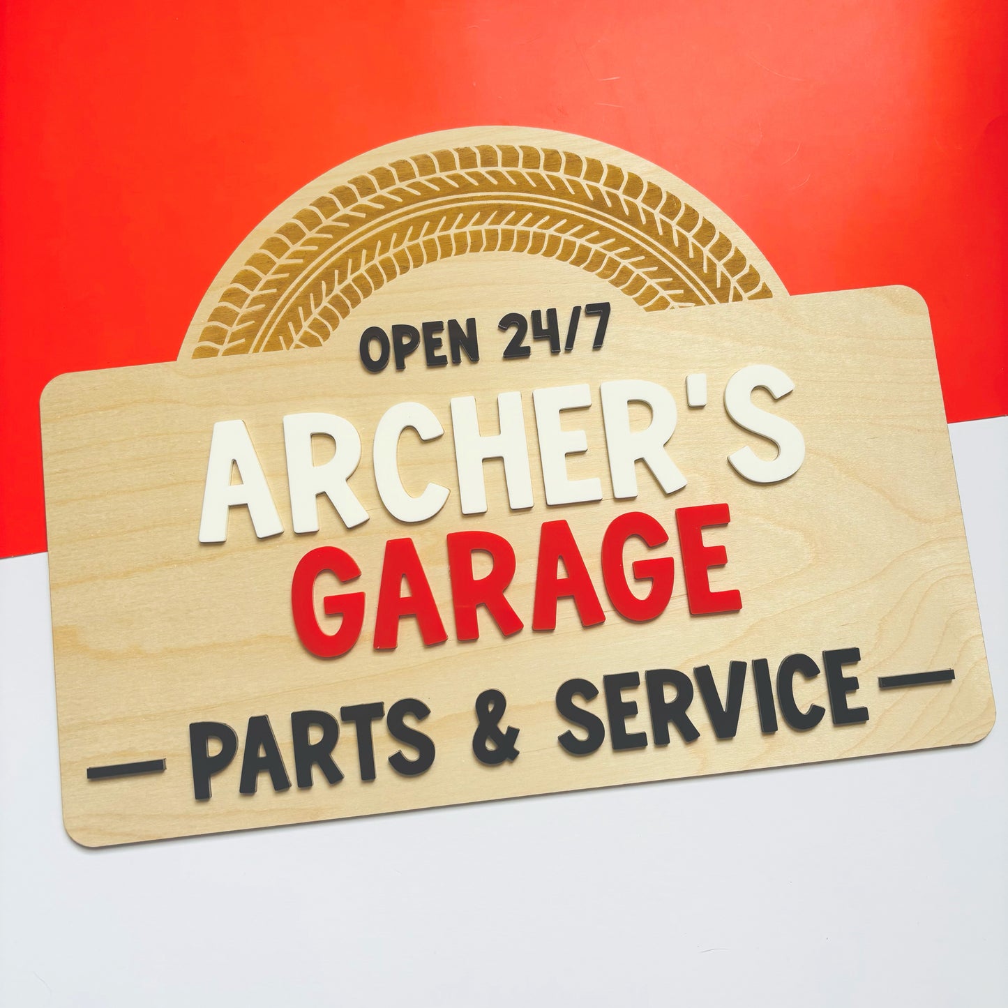 Personalised Garage Wall Sign