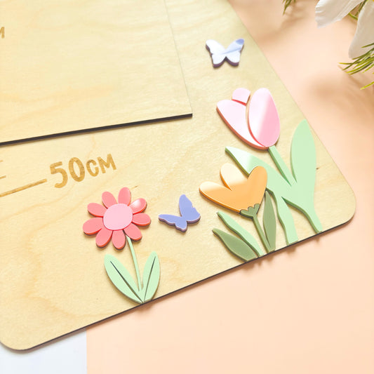 In Bloom Personalised Height Chart