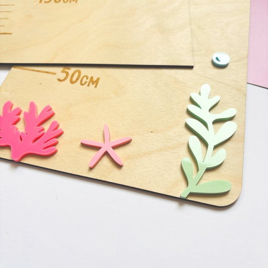 Under the Sea Personalised Height Chart