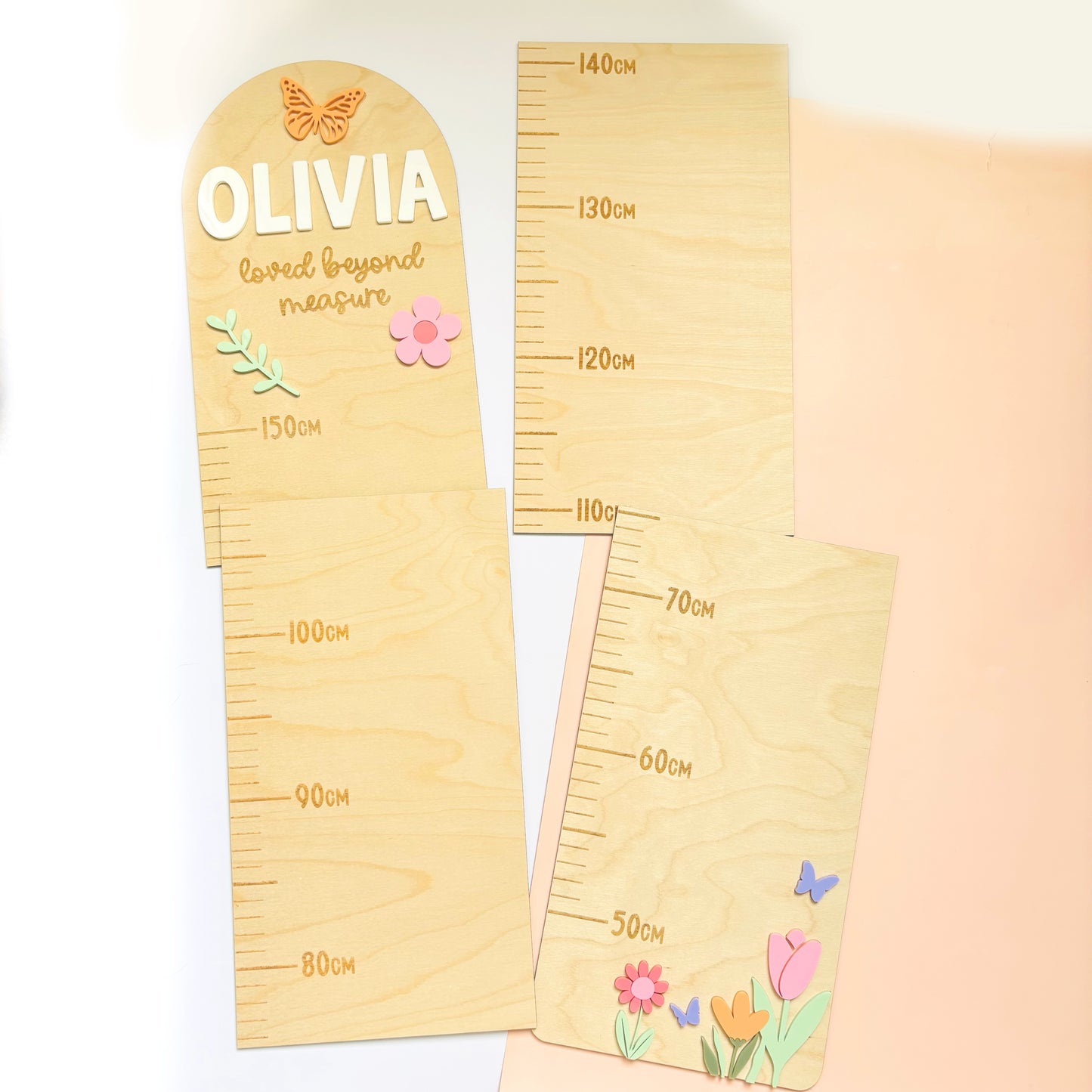 In Bloom Personalised Height Chart