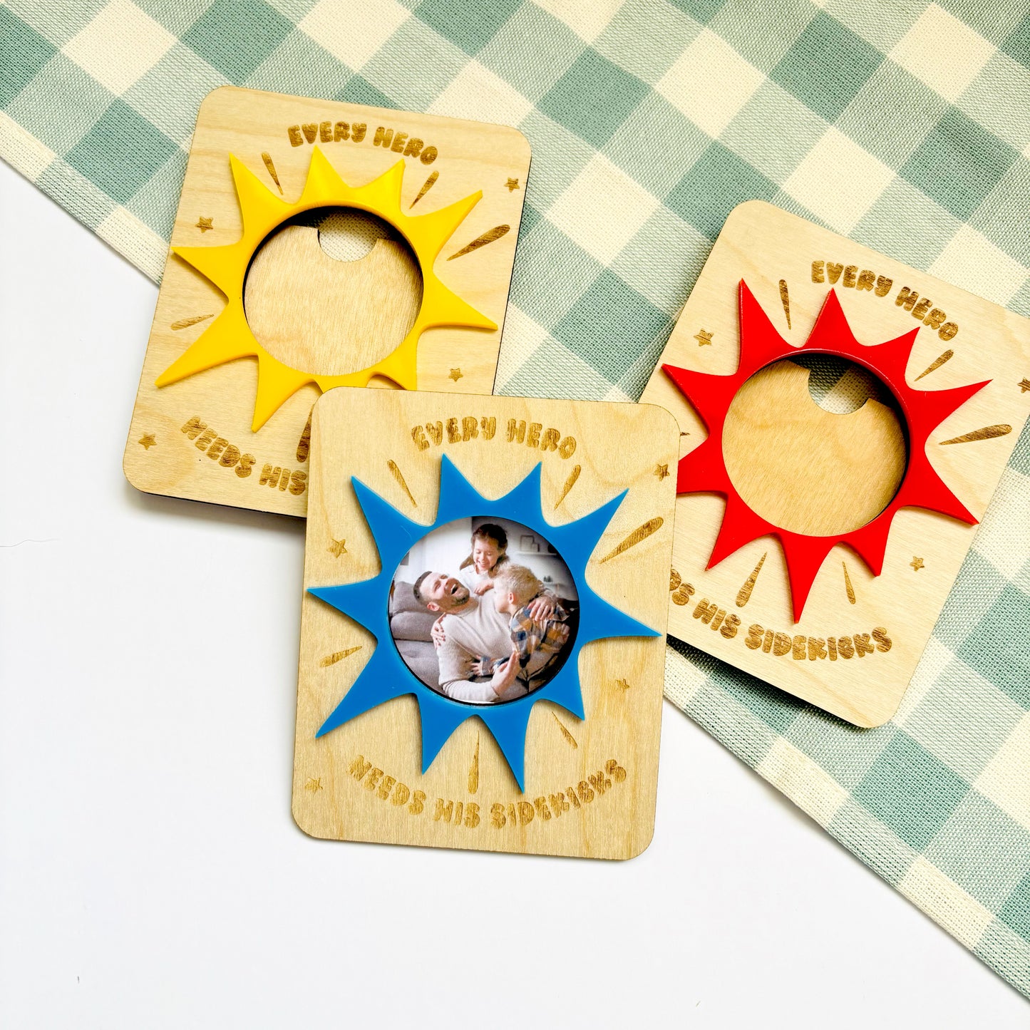 Father's Day Hero Photo Magnet