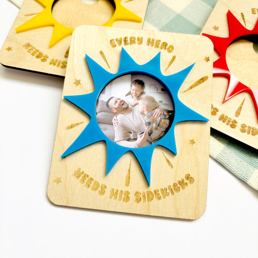 Father's Day Hero Photo Magnet