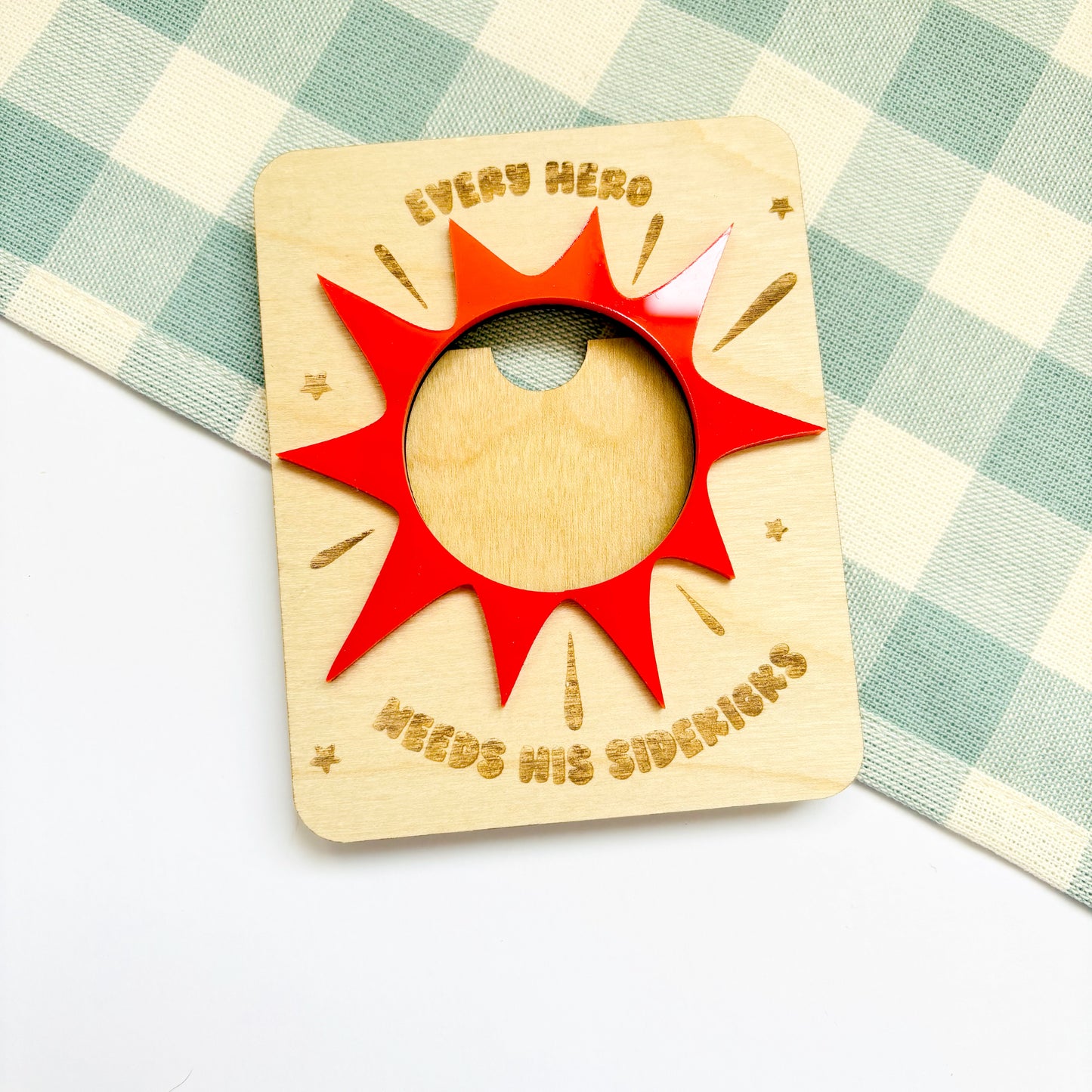 Father's Day Hero Photo Magnet