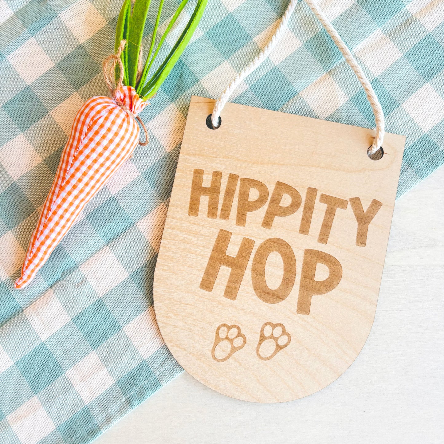 Hippity Hop Hanging Easter Banner
