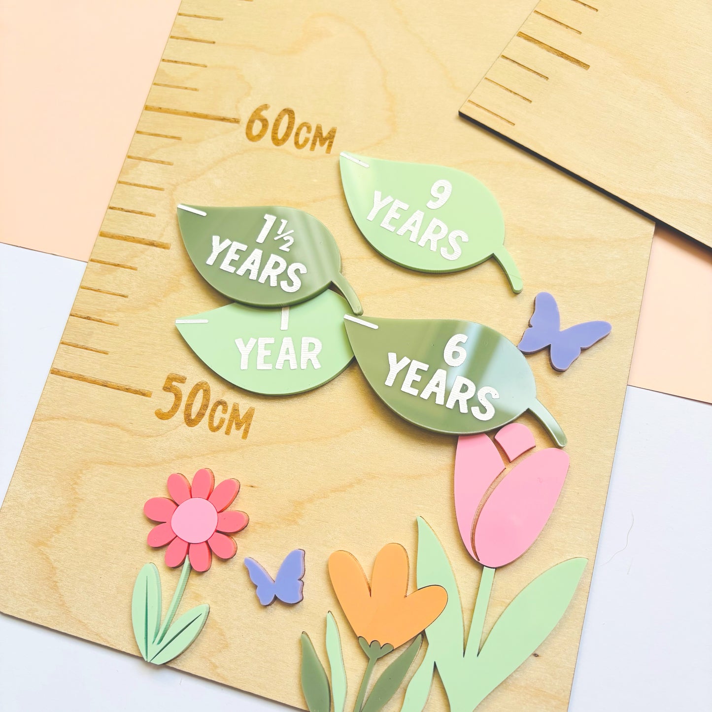 In Bloom Height Chart Markers