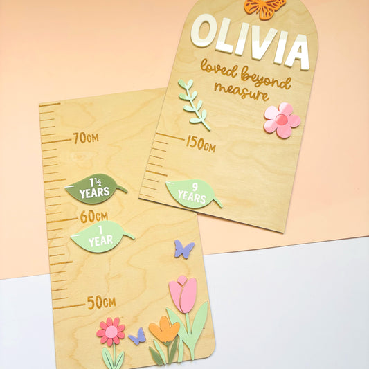 In Bloom Height Chart Markers