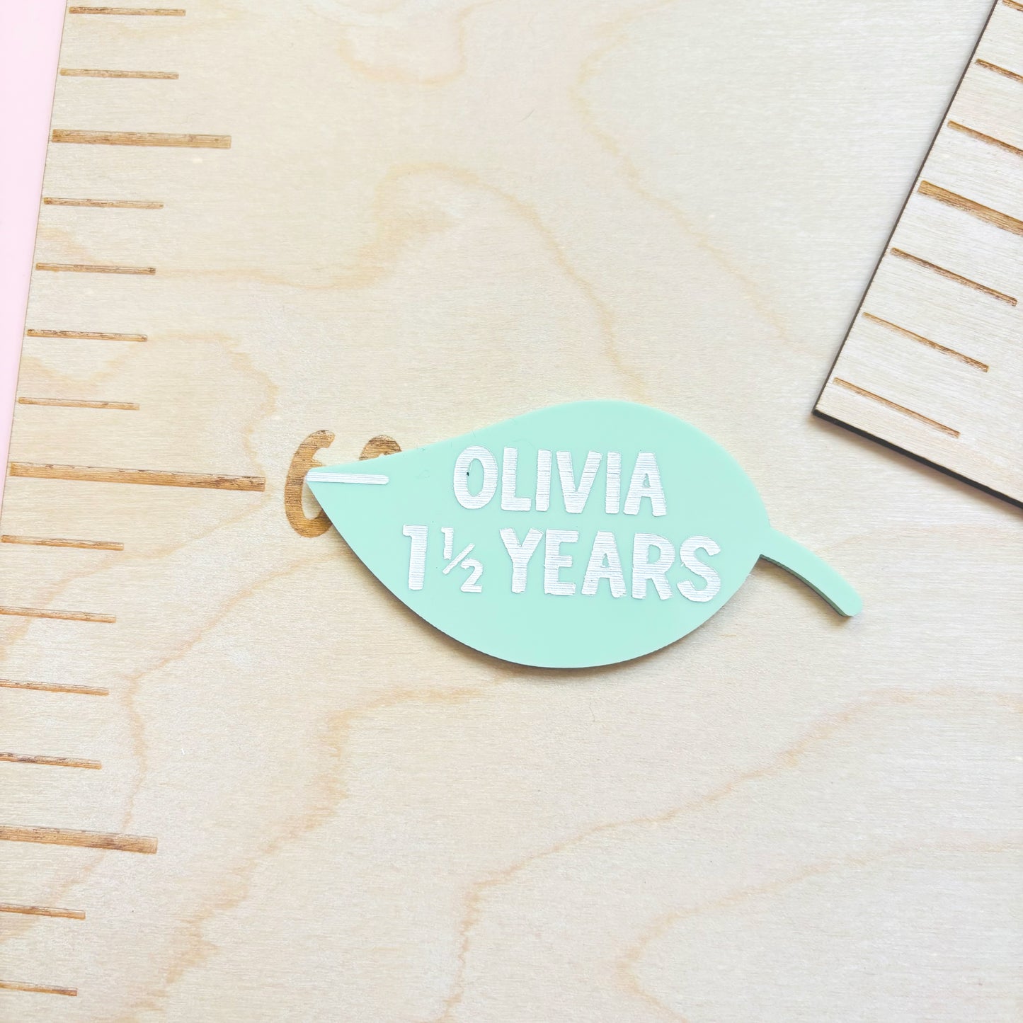Personalised In Bloom Height Chart Markers