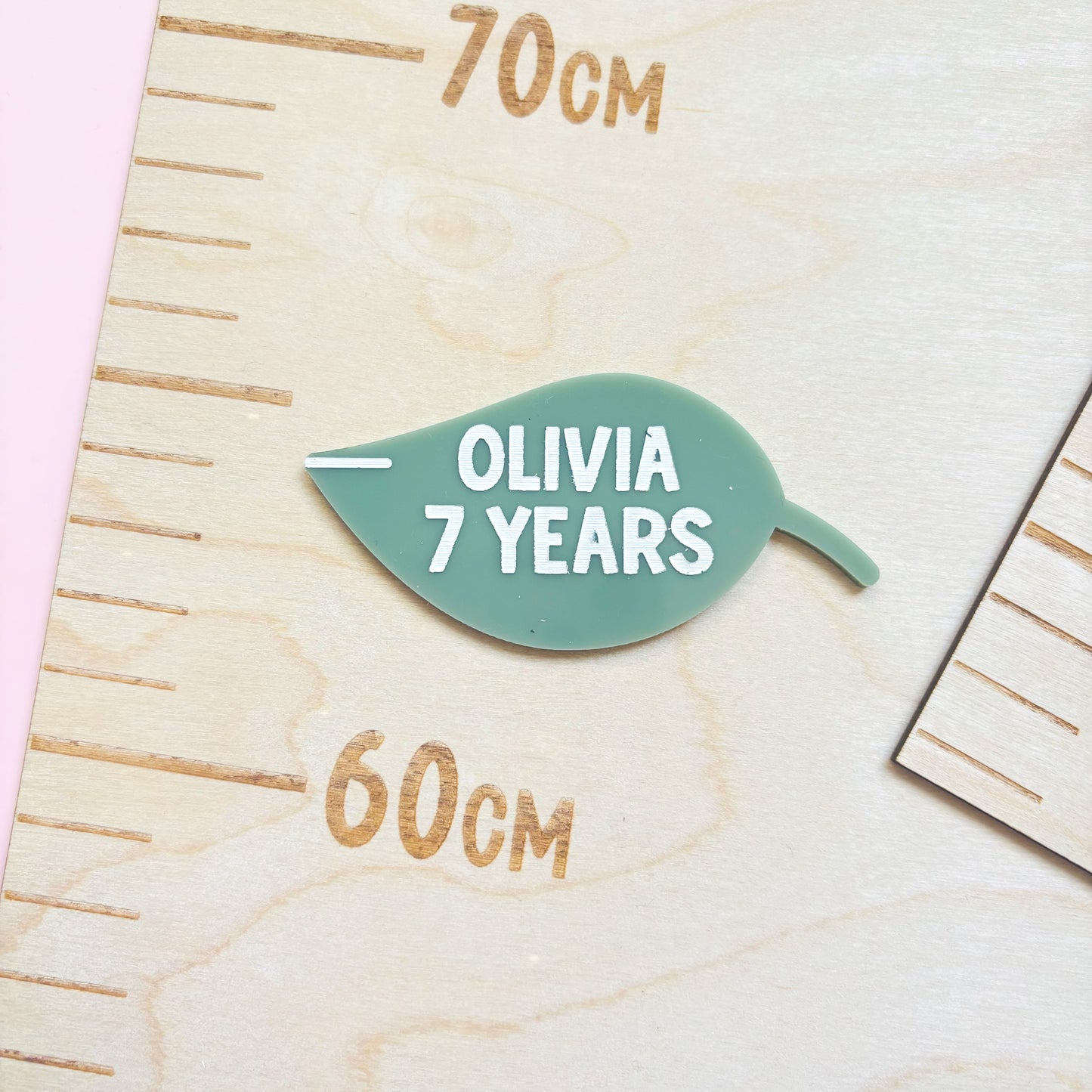 Personalised In Bloom Height Chart Markers