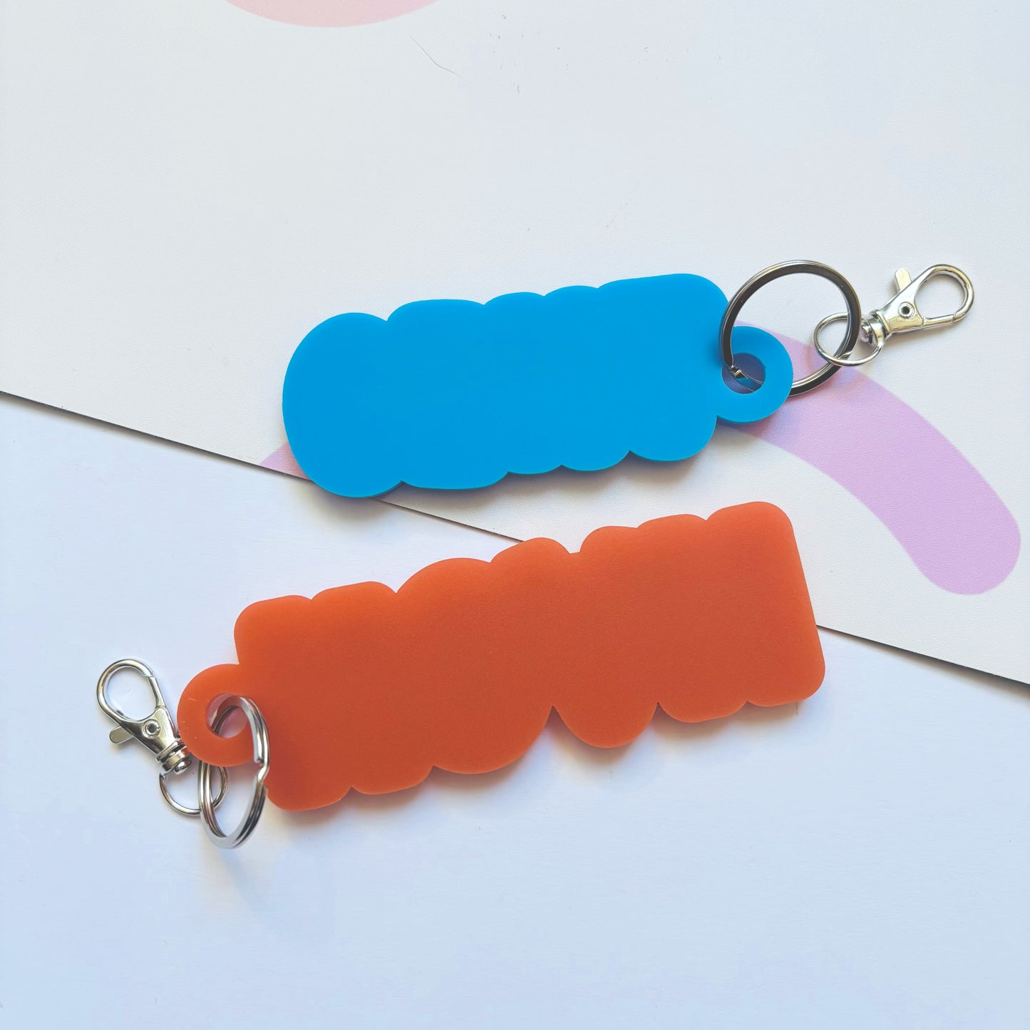 Personalised Acrylic Name Keyring
