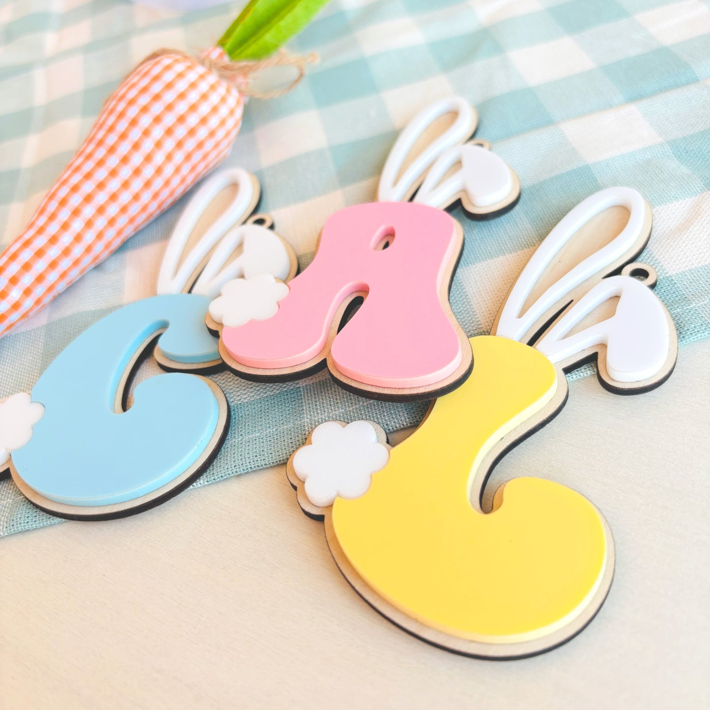 Personalised Letter Easter Basket Tag