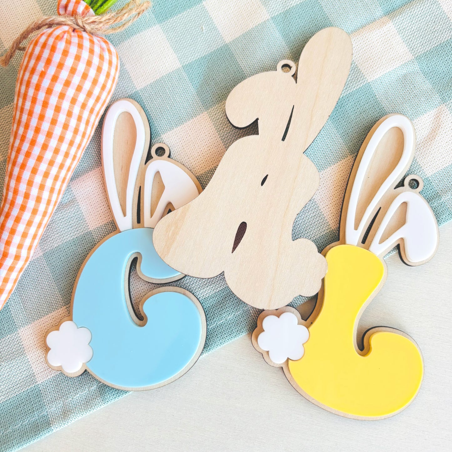 Personalised Letter Easter Basket Tag