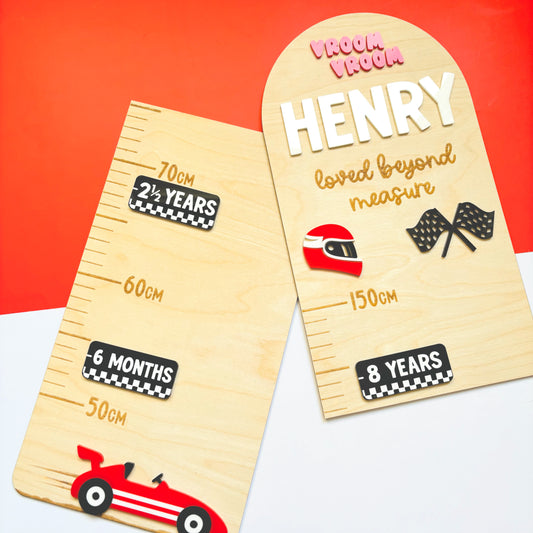 Little Racer Height Chart Markers