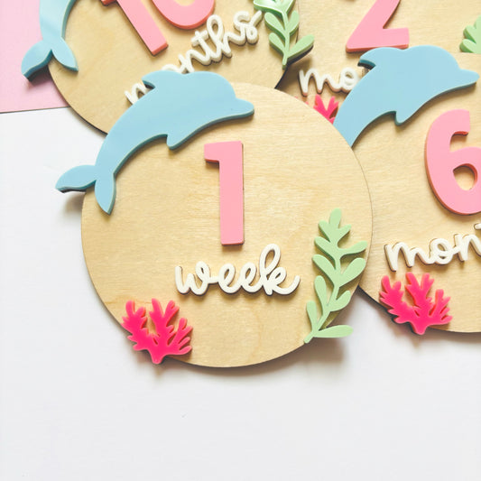 Under the Sea 15-Piece Milestone Disc Set